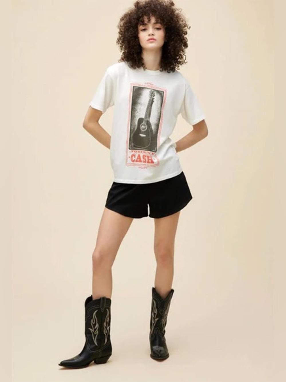 Daydreamer Johnny Cash Guitar Weekend Graphic Tee
